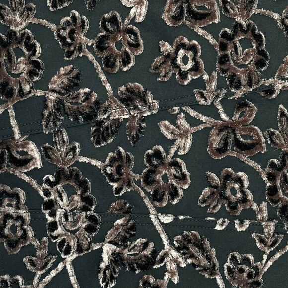 Arianne Women’s Velvet Burnout Cami Corset Tank, Sz XL Fairy Goth Floral Y2K 90s - Picture 4 of 8